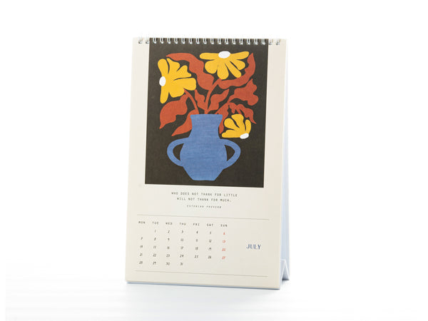 2025 Desk Calendar